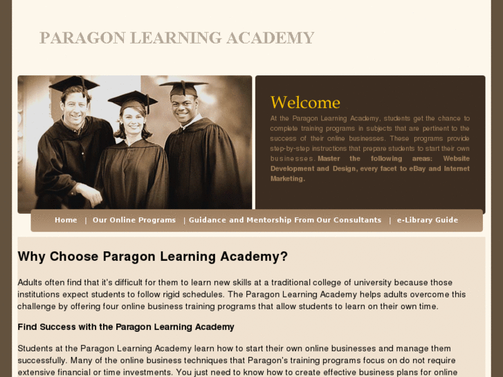 www.paragonacademyonline.com