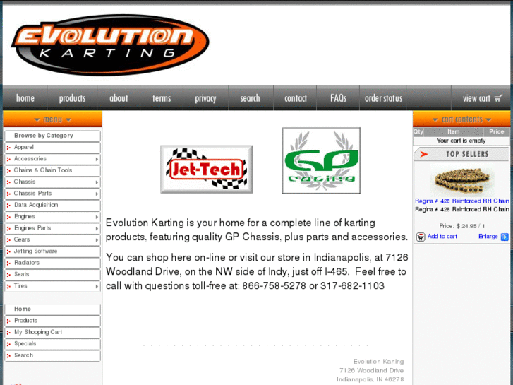 www.evolutionkartstore.com