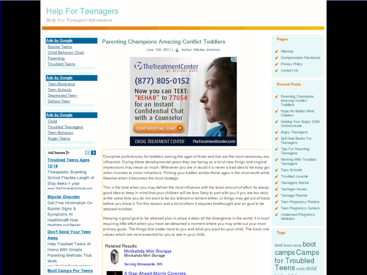 www.helpforteenager.com
