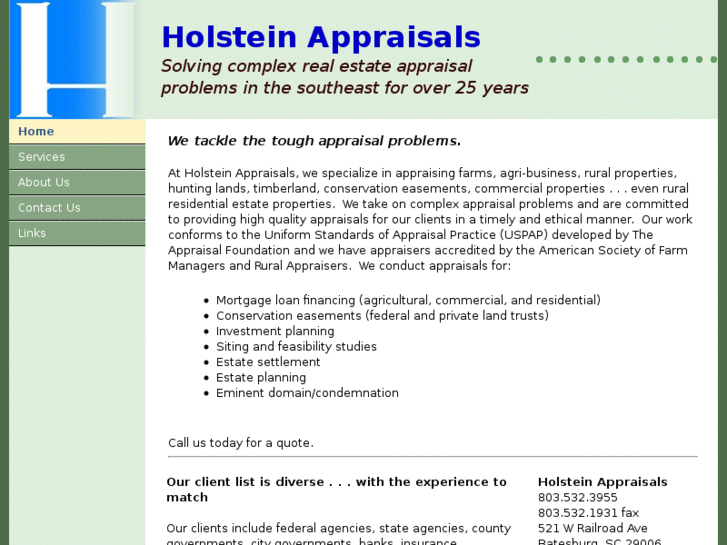 www.holsteinappraisals.com