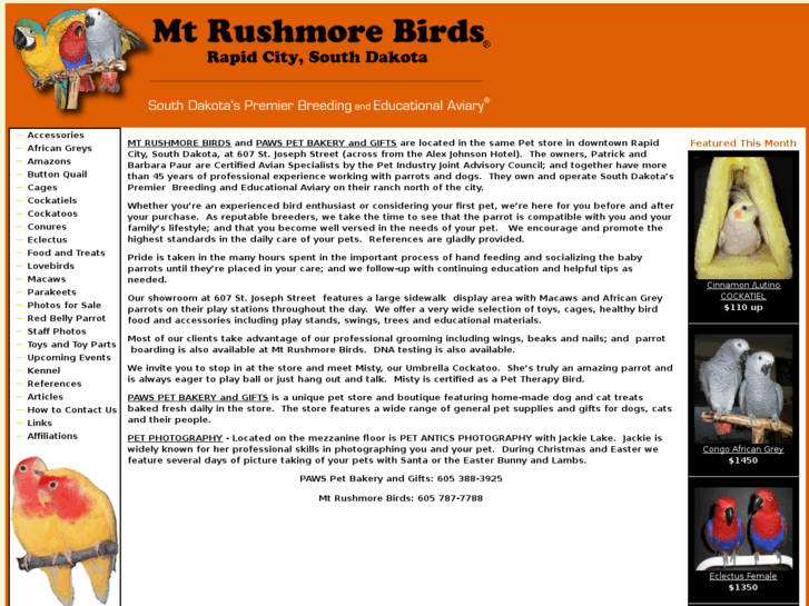 www.mtrushmorebirds.com