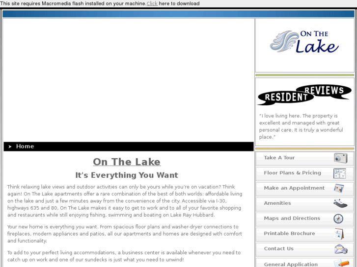 www.onthelake-apts.com