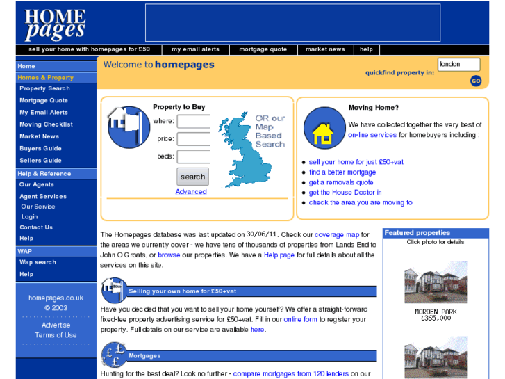 www.homepages.co.uk