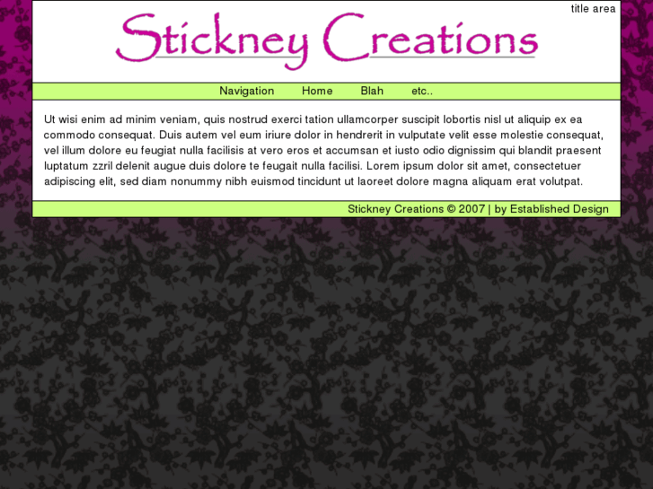 www.stickneycreations.com