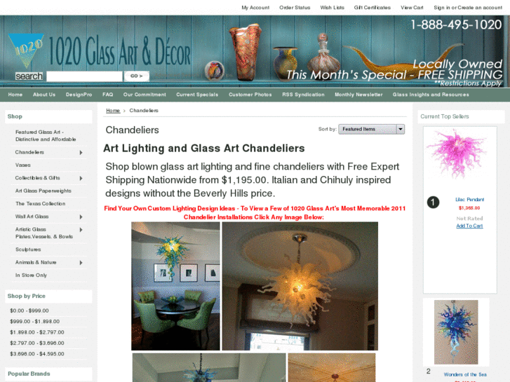 www.blownglassartchandelier.com