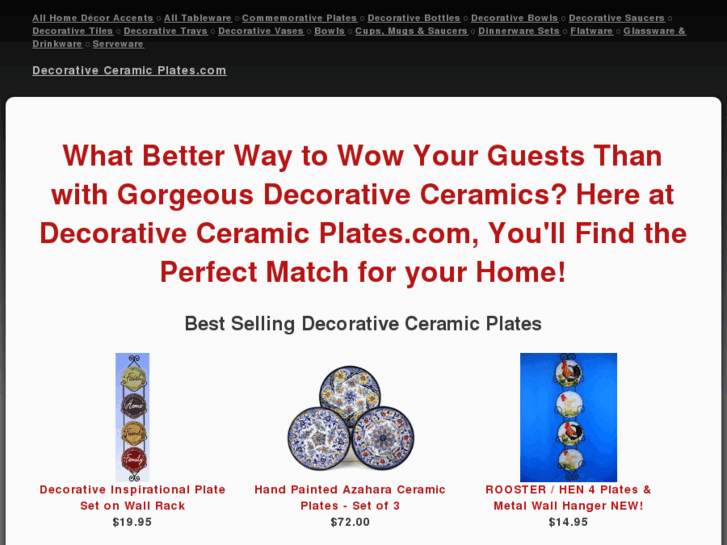 www.decorativeceramicplates.com