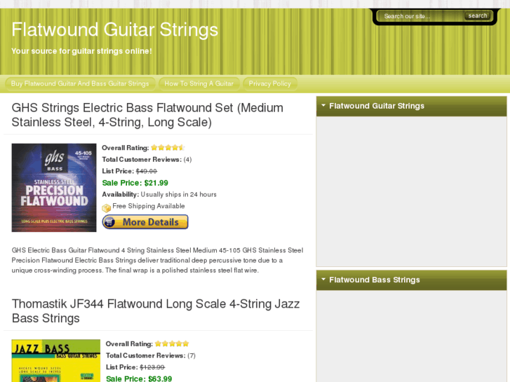 www.flatwoundguitarstrings.net