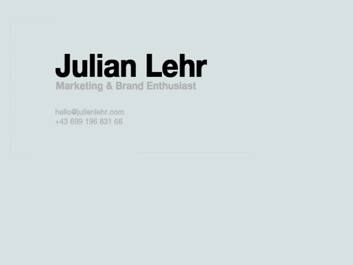 www.julianlehr.com