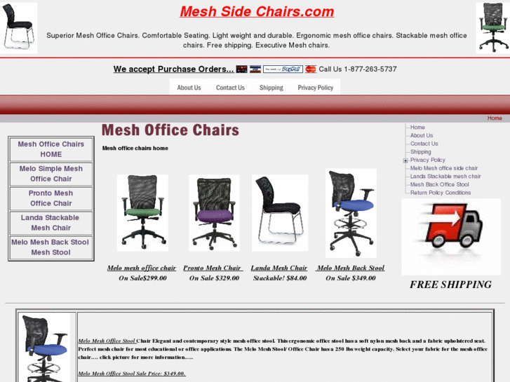 www.meshsidechairs.com