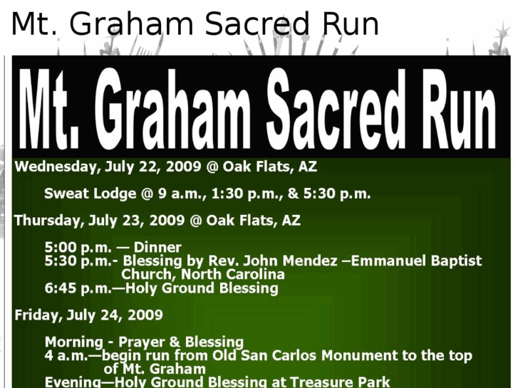 www.mtgrahamsacredrun.com