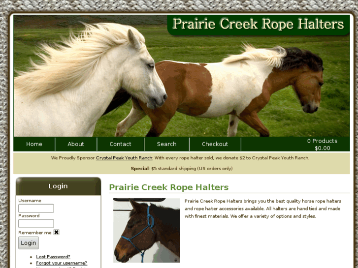 www.prairiecreekropehalters.com