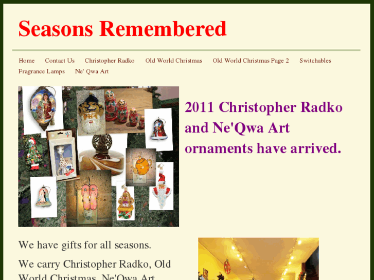 www.seasonsremembered.net