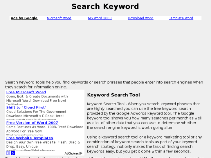 www.searchkeyword.org