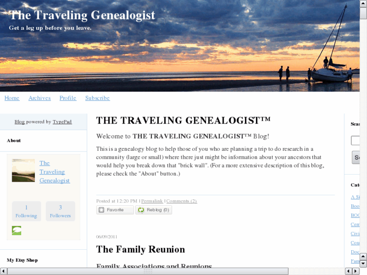 www.thetravelinggenealogist.com