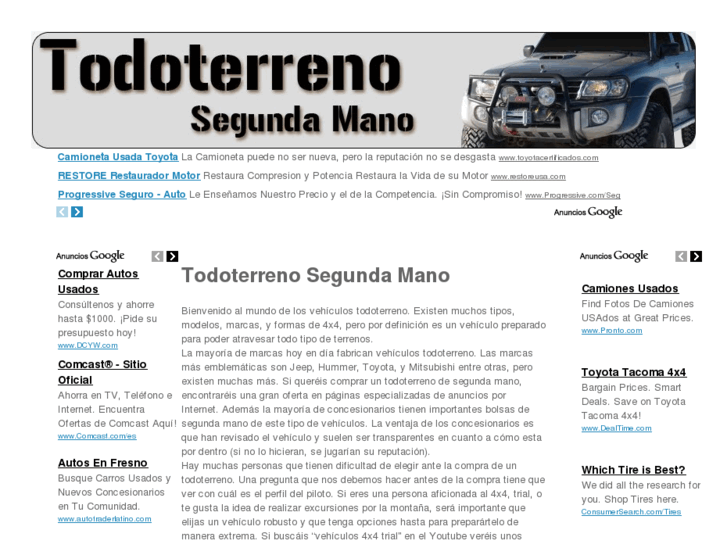 www.todoterrenosegundamano.com