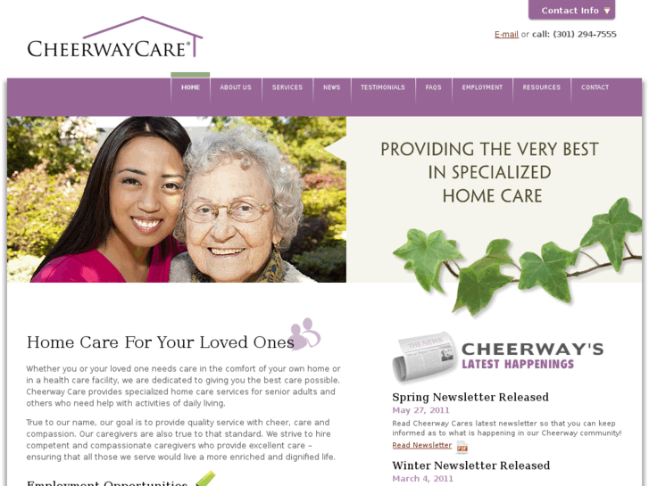 www.cheerwaycare.com