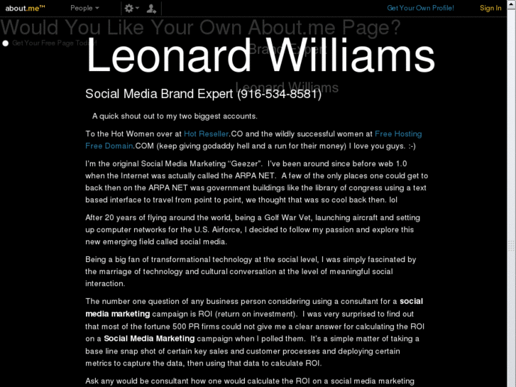 www.leonardwilliams.me