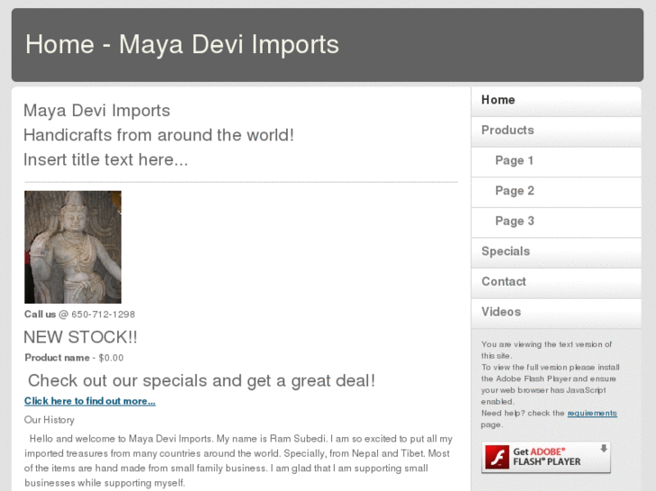 www.mayadeviimports.com