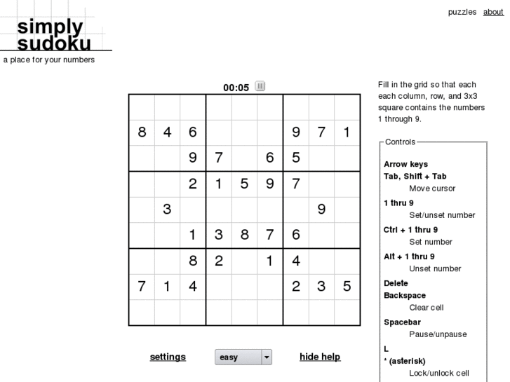 www.simplysudoku.net