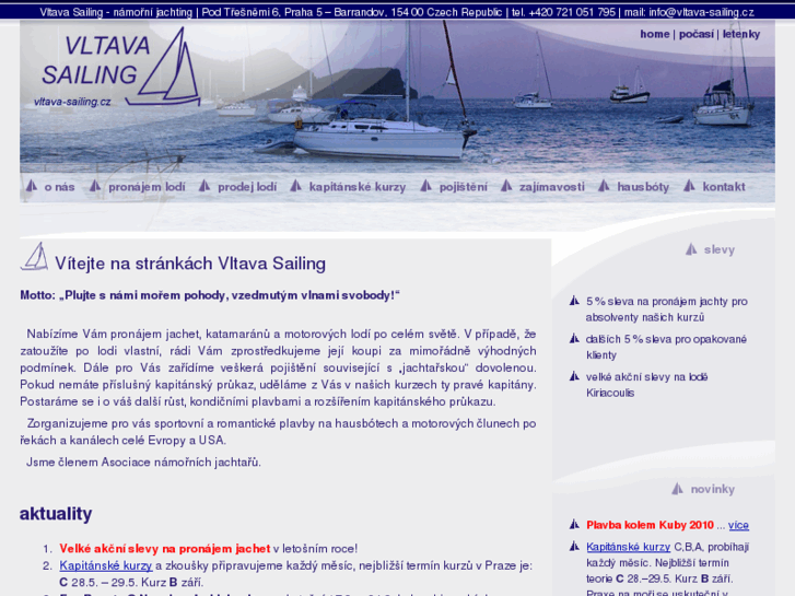 www.vltava-sailing.cz