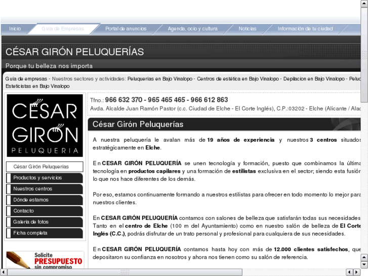 www.cesargironpeluqueria.es