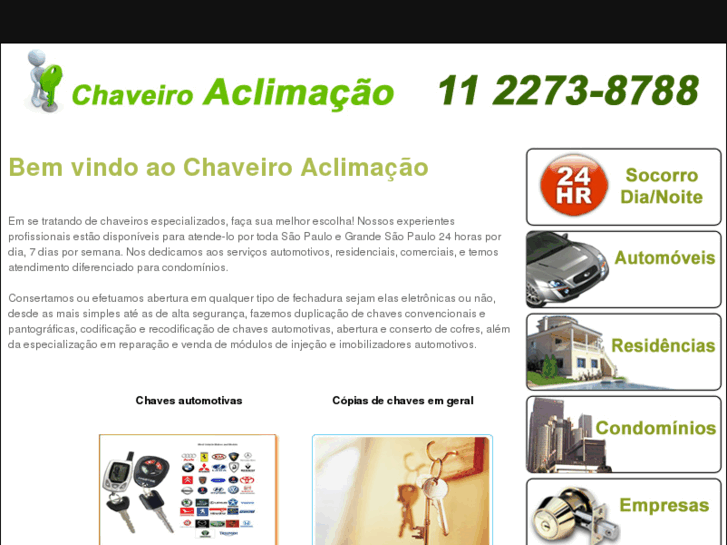 www.chaveiroaclimacao.com.br