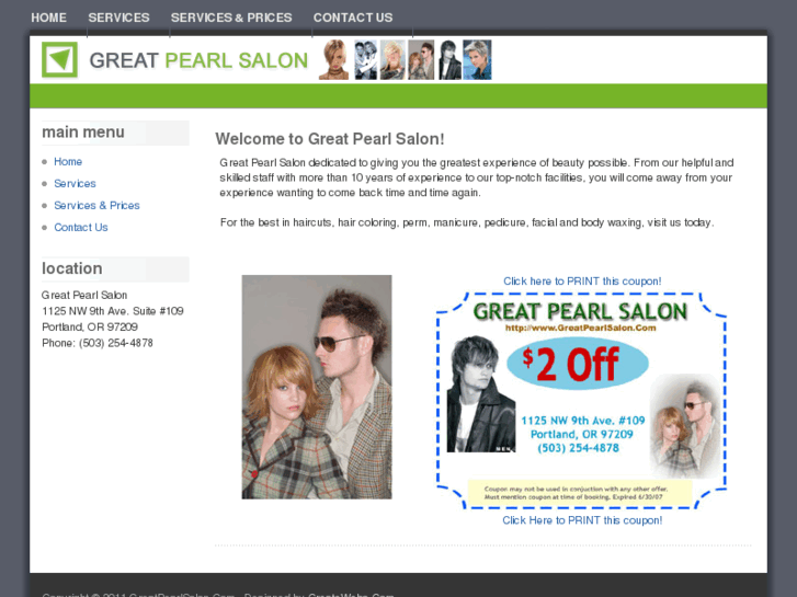 www.greatpearlsalon.com