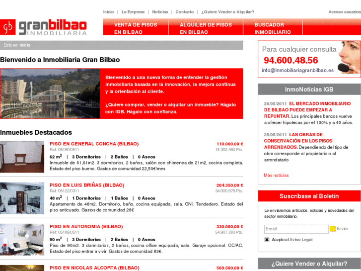 www.inmobiliariagranbilbao.com