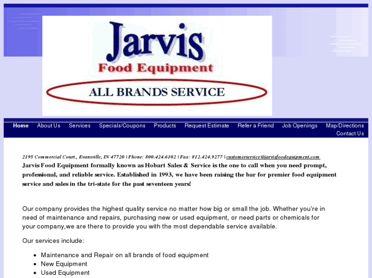 www.jarvisfoodequipment.com