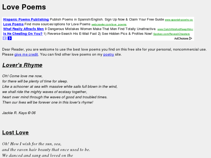 www.lovepoems.ws