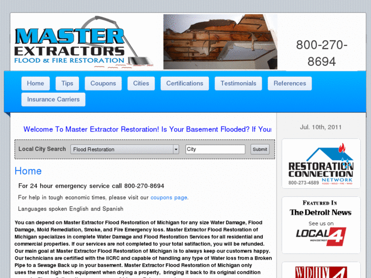 www.masterextractorflood-firerestorationofmichigan.com