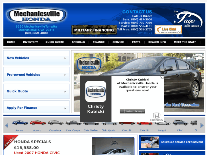 www.mechanicsvillehonda.com