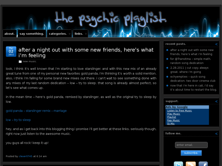 www.psychicplaylist.com