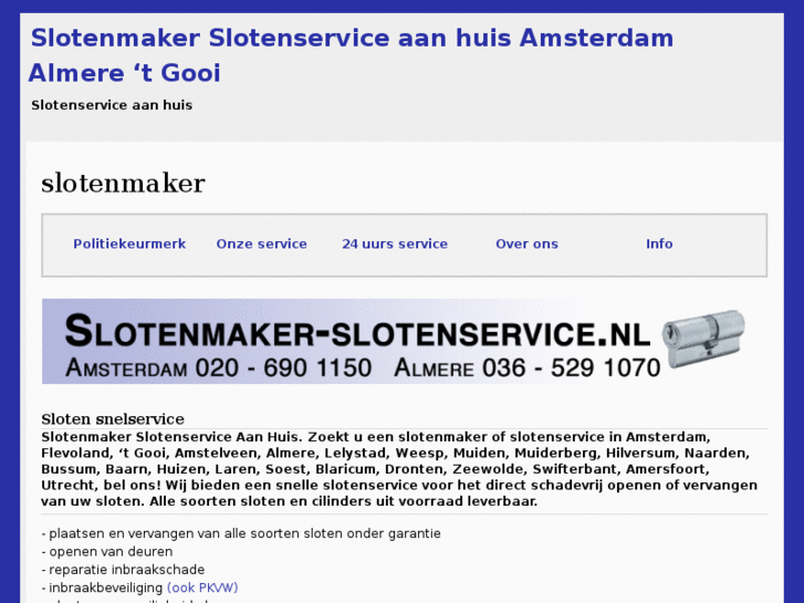 www.slotenservice-slotenmakers-aan-huis.nl