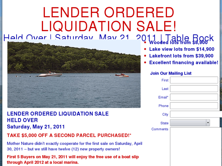 www.tablerocklakesale.com