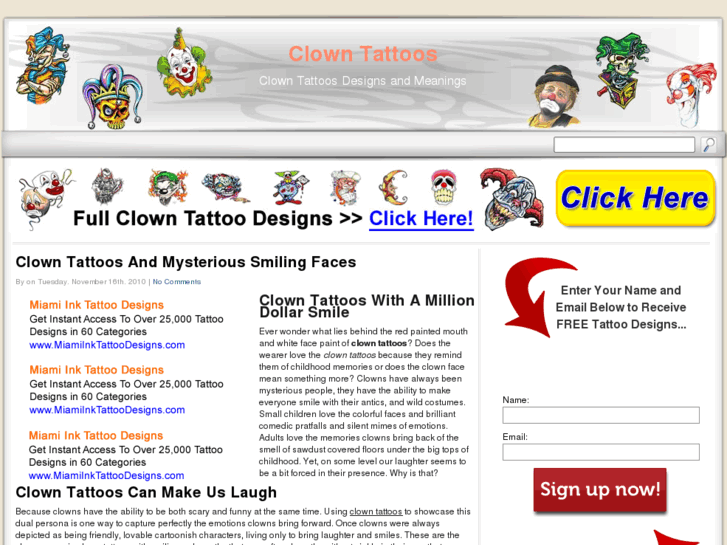 www.clowntattoos.org