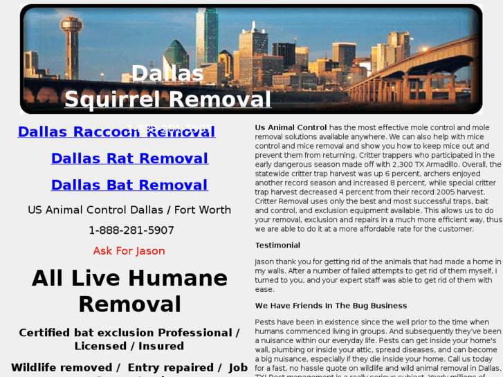 www.dallassquirrelremoval.com