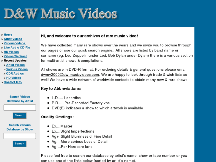 www.dw-musicvideos.com