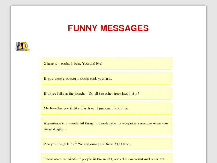 www.funnymessages.com