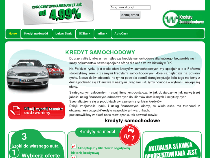 www.kredyty-samochodowe.eu