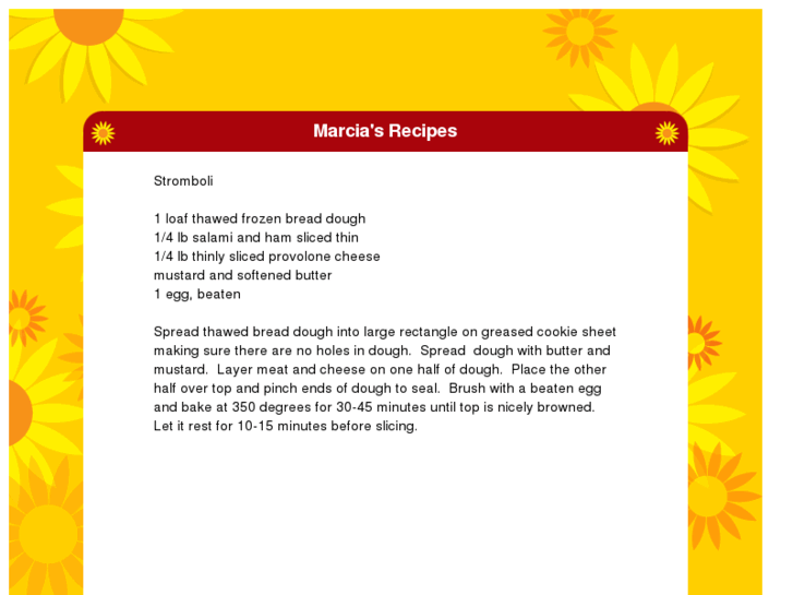 www.marciasrecipes.com