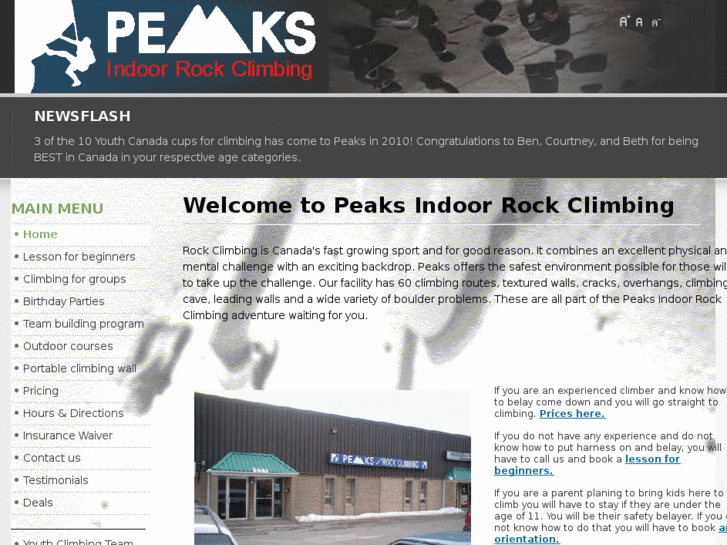 www.peaksrockclimbing.com