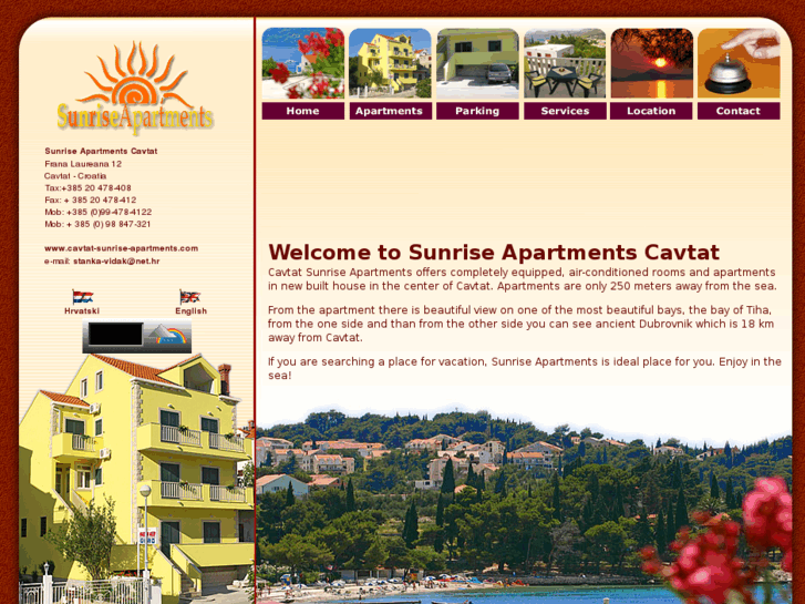 www.cavtat-sunrise-apartments.com