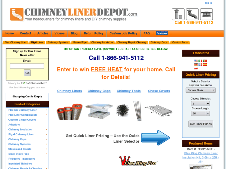 www.chimneylinerdepot.com