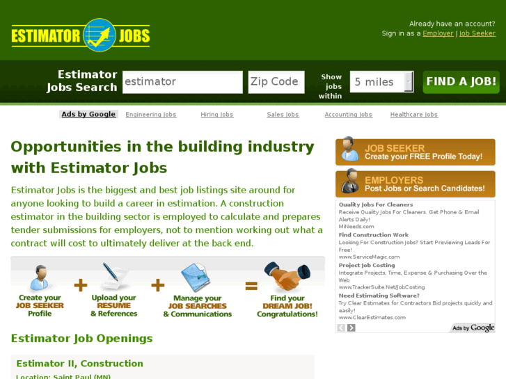 www.estimatorjobs.net