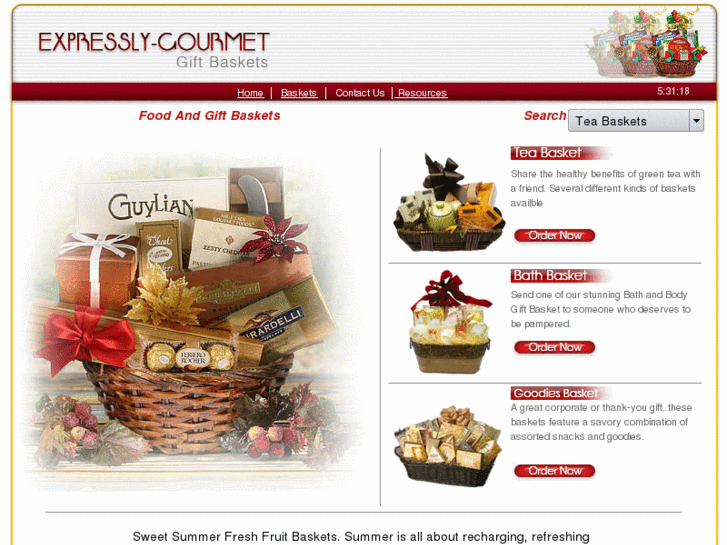 www.foodandgiftbasket.com