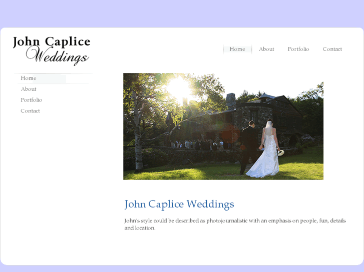 www.johncapliceweddings.com