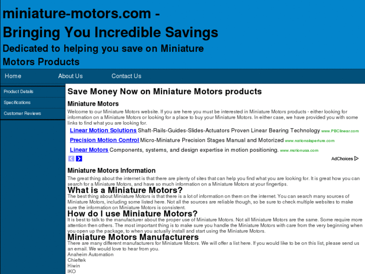 www.miniature-motors.com