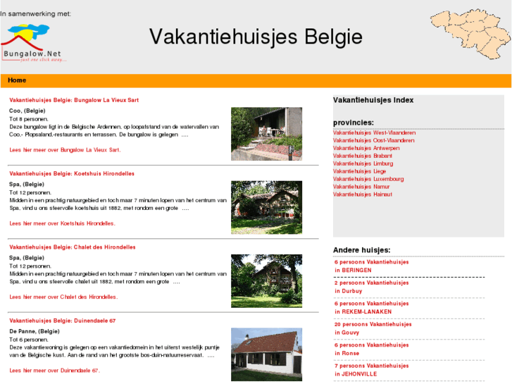 www.vakantiehuisjesbelgie.eu