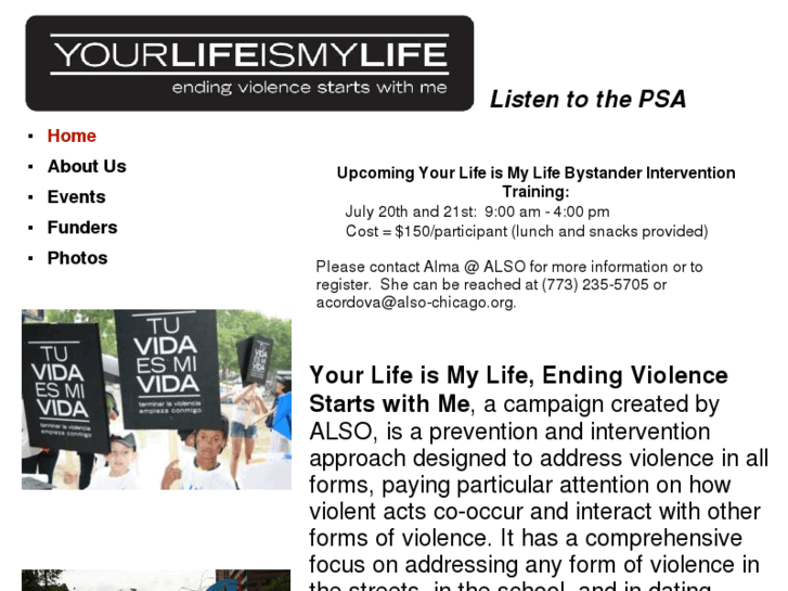 www.yourlifeismylife.org